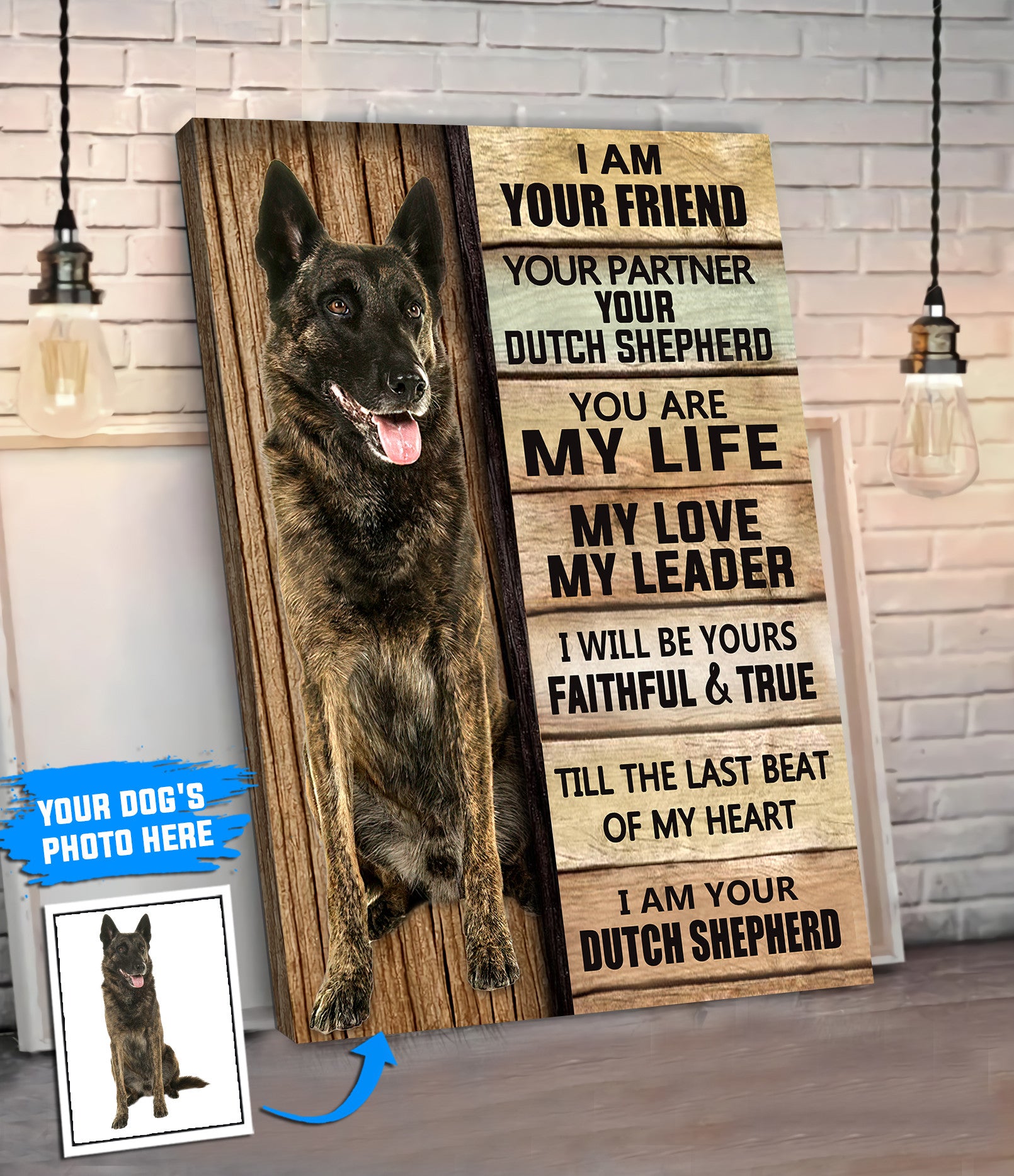 Dutch Shepherd Personalized Poster Canvas Dog Canvas Wall Art Dog Lovers Gifts For Him Or Her 2 Dutch Shepherd Personalized Poster Canvas Dog Canvas Wall Art Dog Lovers Gifts For Him Or Her 2