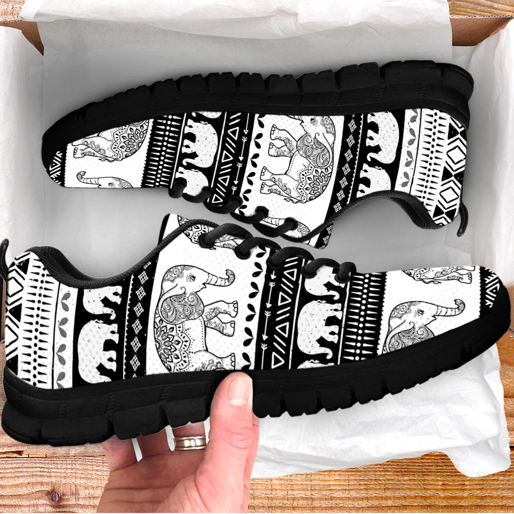 Elephant Shoes Pattern Vector Sneaker Tennis Walking Shoes Best Gift For Men And Women 3 Elephant Shoes Pattern Vector Sneaker Tennis Walking Shoes Best Gift For Men And Women 3
