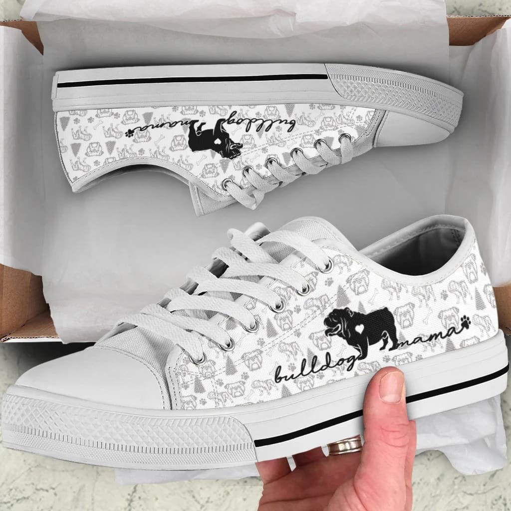 English Bulldog Low Top Shoes Sneaker For Dog Walking Dog Lovers Gifts for Him or Her 1 English Bulldog Low Top Shoes Sneaker For Dog Walking Dog Lovers Gifts for Him or Her 1