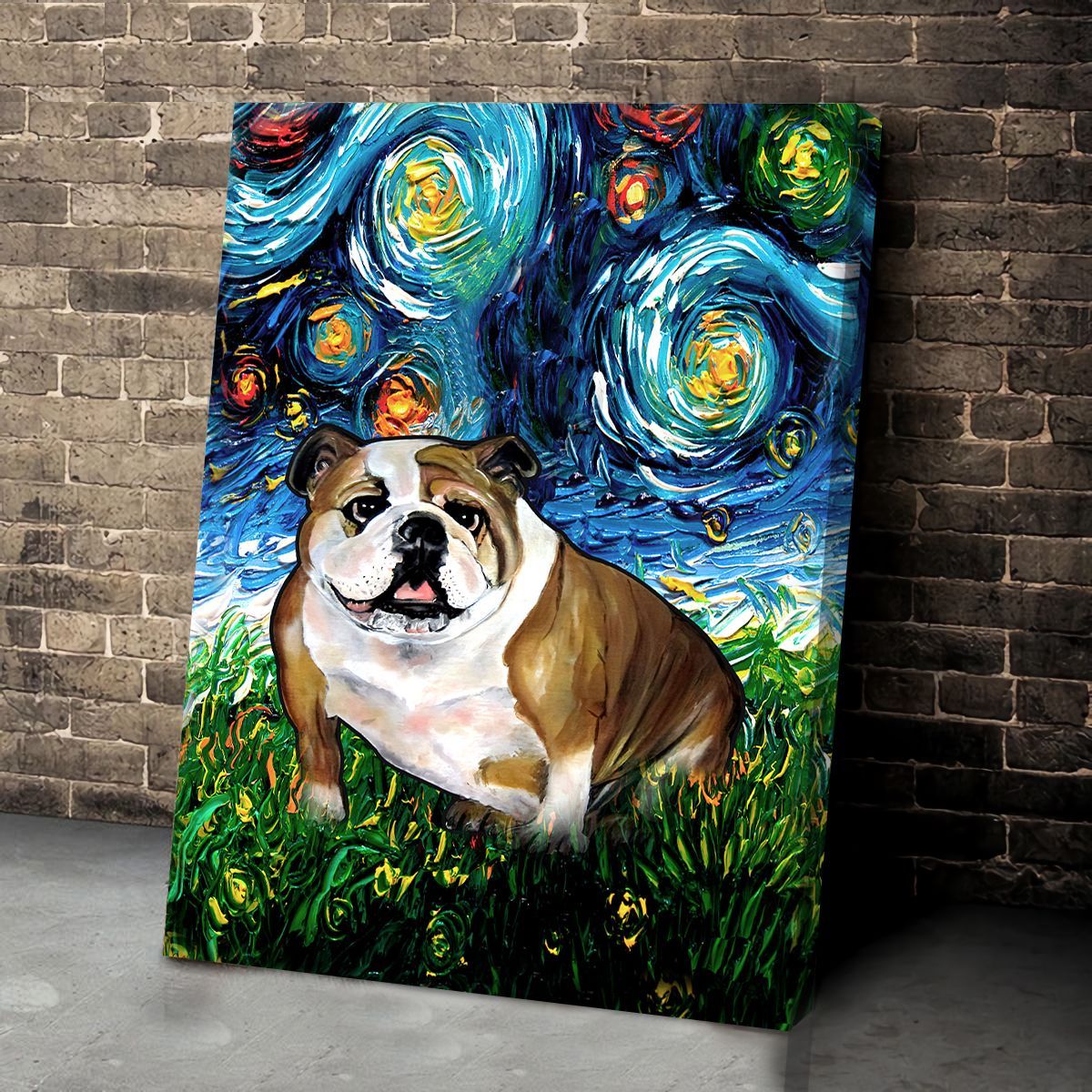 English Bulldog Poster Matte Canvas Dog Canvas Art Poster To Print Gift For Dog Lovers 1 English Bulldog Poster Matte Canvas Dog Canvas Art Poster To Print Gift For Dog Lovers 1