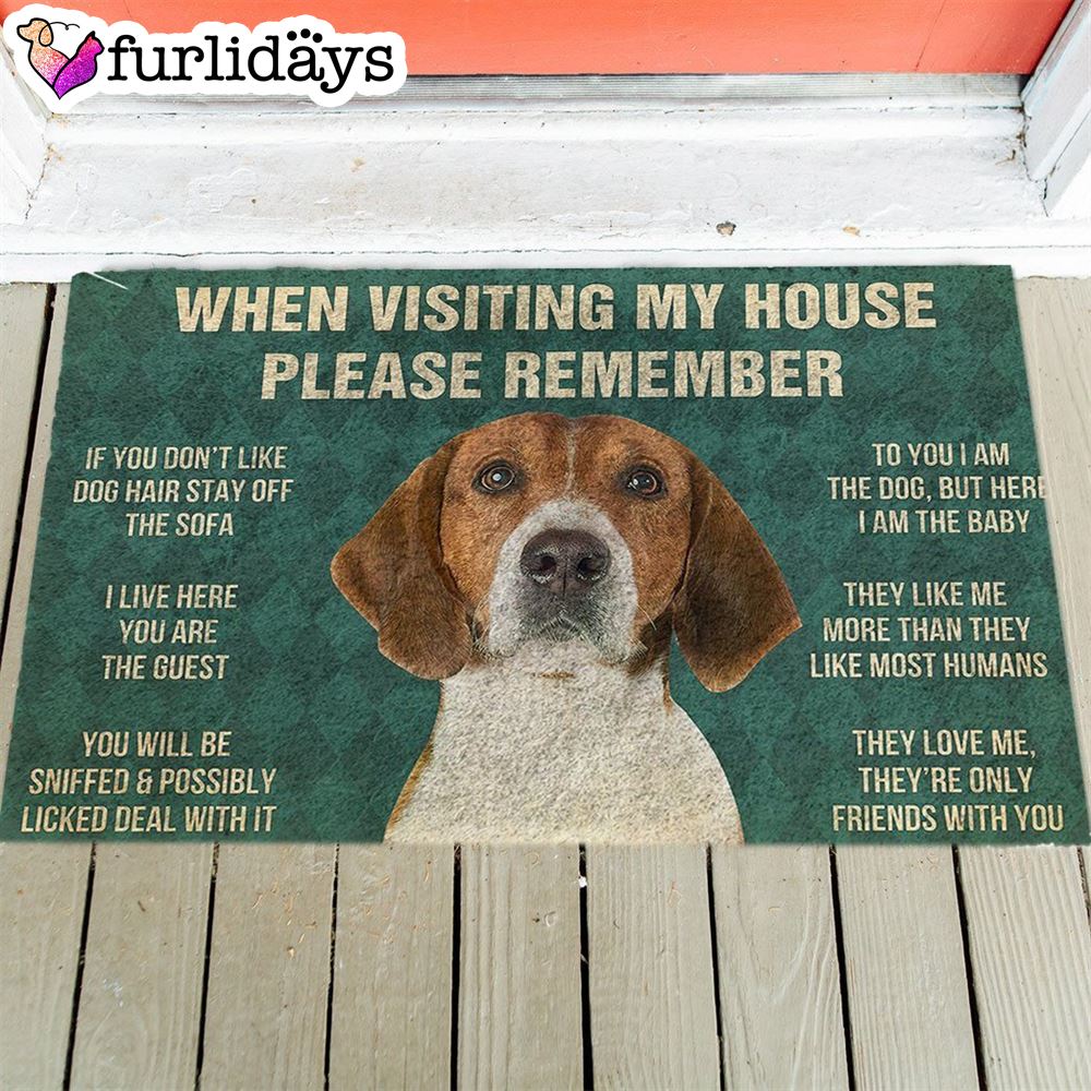 English Foxhound s Rules Doormat Funny Doormat Christmas Holiday Gift 1 English Foxhound s Rules Doormat Funny Doormat Christmas Holiday Gift 1