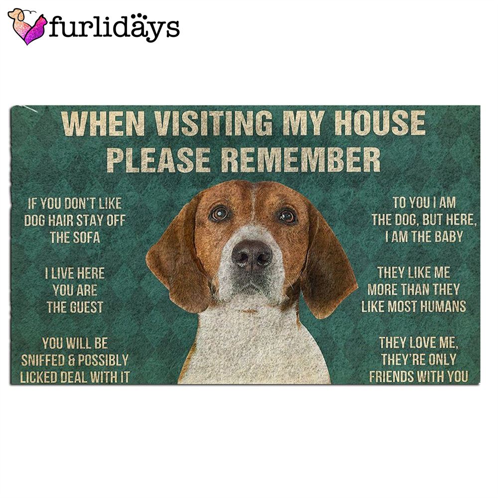English Foxhound s Rules Doormat Funny Doormat Christmas Holiday Gift 2 English Foxhound s Rules Doormat Funny Doormat Christmas Holiday Gift 2