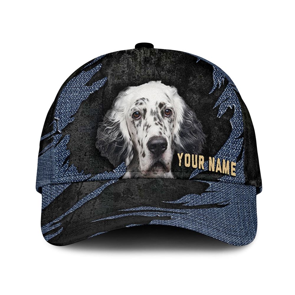English Setter Jean Background Custom Name Cap Classic Baseball Cap All Over Print Gift For Dog Lovers 1 qxpikc English Setter Jean Background Custom Name Cap Classic Baseball Cap All Over Print Gift For Dog Lovers 1 qxpikc