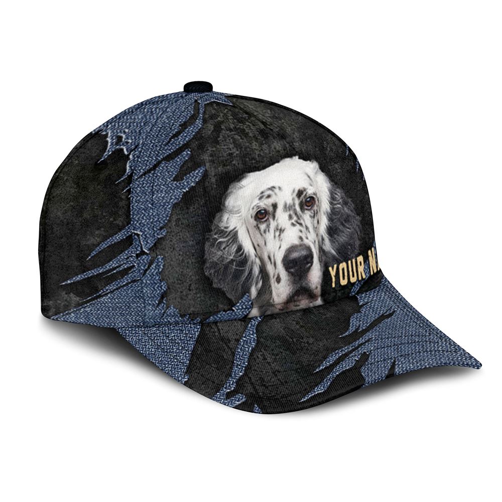 English Setter Jean Background Custom Name Cap Classic Baseball Cap All Over Print Gift For Dog Lovers 2 oavbnh English Setter Jean Background Custom Name Cap Classic Baseball Cap All Over Print Gift For Dog Lovers 2 oavbnh