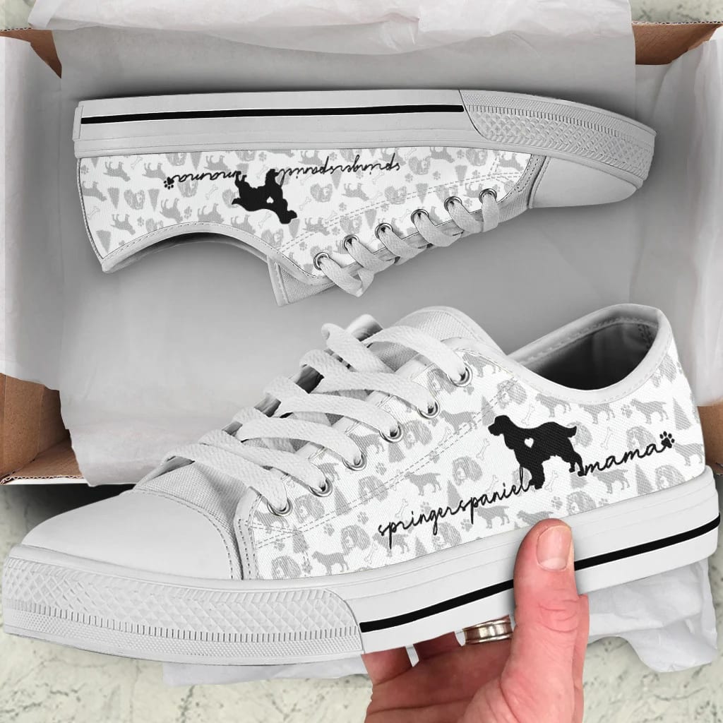 English Springer Spaniel Low Top Shoes Sneaker For Dog Walking Dog Lovers Gifts for Him or Her 1