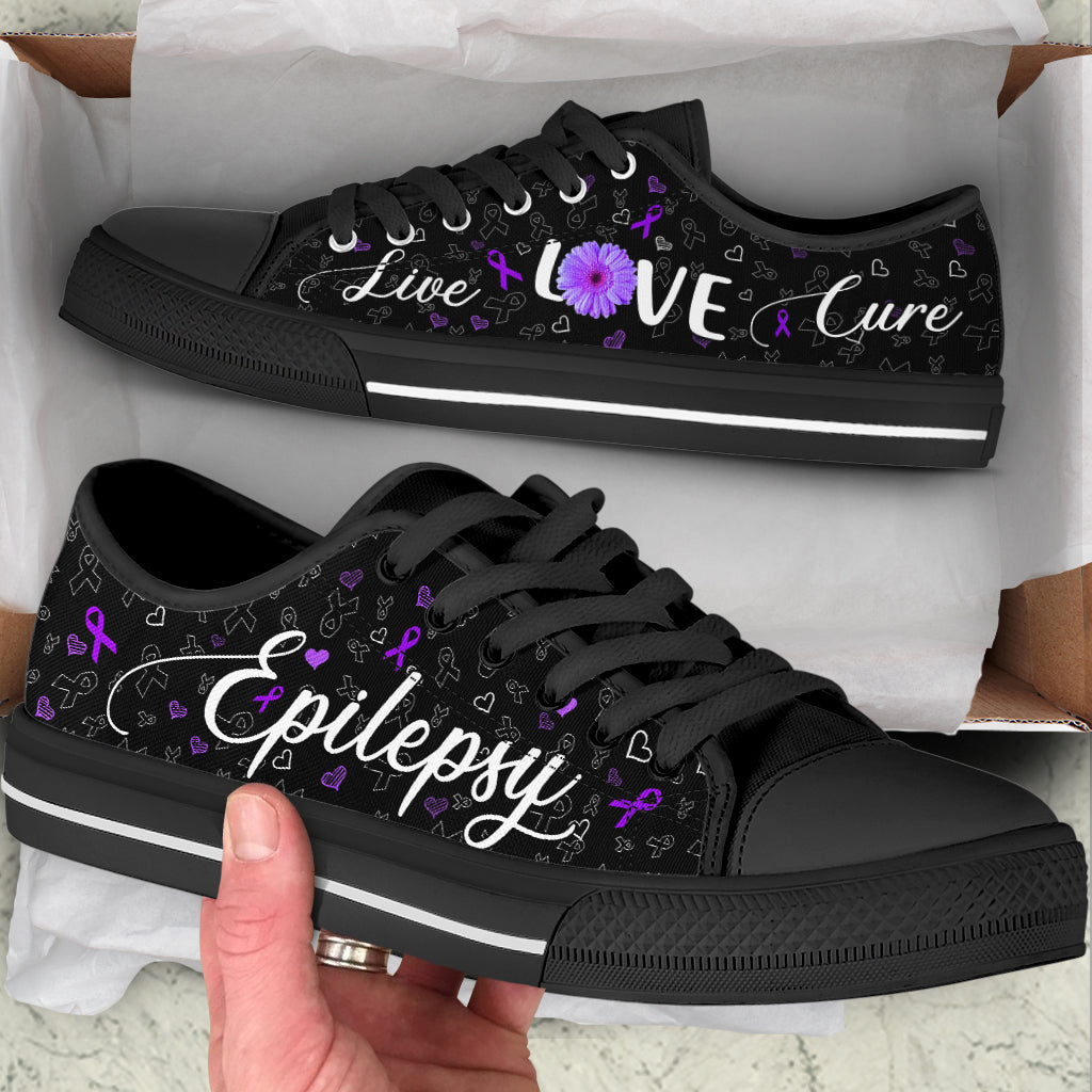 Epilepsy Shoes Live Love Cure Ribbon Heart Low Top Shoes Best Gift For Men And Women Sneaker For Walking 2 Epilepsy Shoes Live Love Cure Ribbon Heart Low Top Shoes Best Gift For Men And Women Sneaker For Walking 2