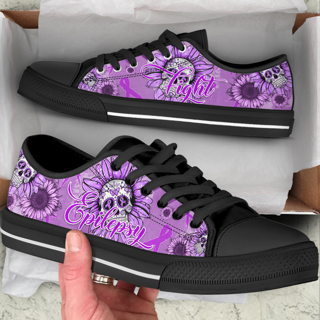 Epilepsy Shoes Skull Flower Low Top Shoes Best Gift For Men And Women Cancer Awareness Shoes 2 Epilepsy Shoes Skull Flower Low Top Shoes Best Gift For Men And Women Cancer Awareness Shoes 2