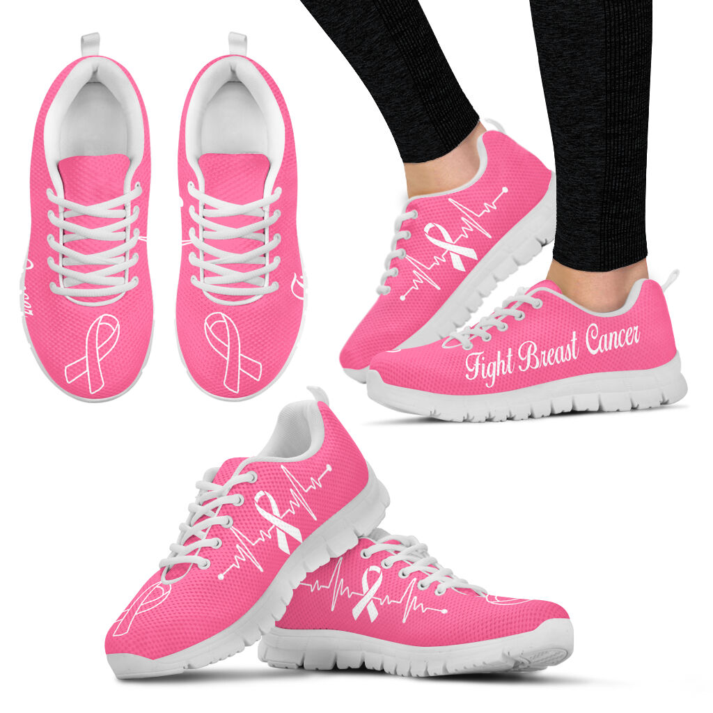 Fight Breast Cancer Shoes Cloudy All Pink Sneaker Walking Shoes Best Gift For Men And Women Cancer Awareness Shoes 1 Fight Breast Cancer Shoes Cloudy All Pink Sneaker Walking Shoes Best Gift For Men And Women Cancer Awareness Shoes 1