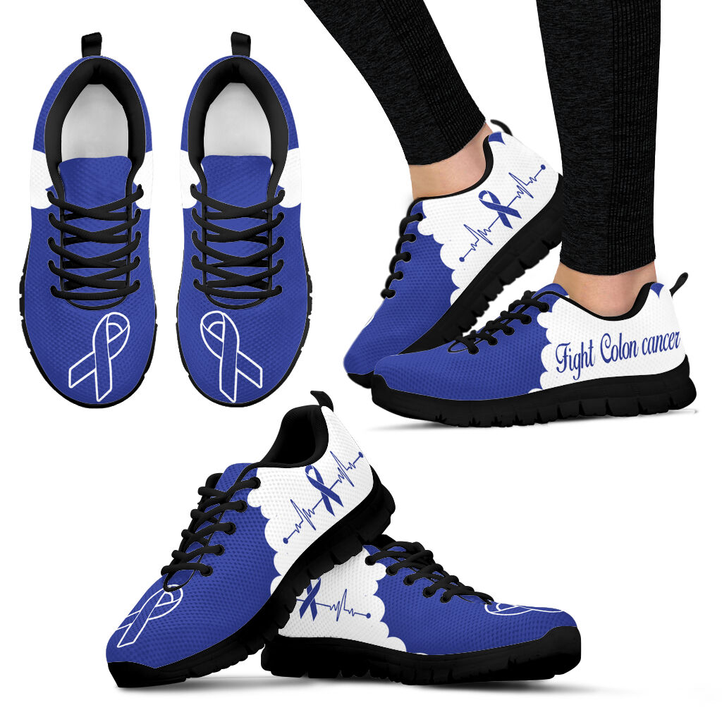 Fight Colon Cancer Shoes Cloudy Sneaker Walking Shoes Best Gift For Men And Women 1 Fight Colon Cancer Shoes Cloudy Sneaker Walking Shoes Best Gift For Men And Women 1