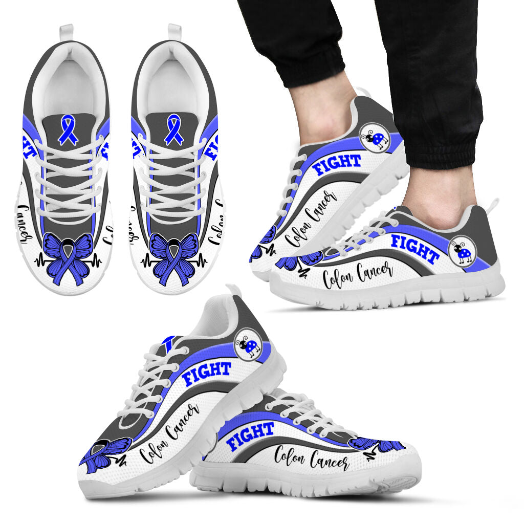 Fight Colon Cancer Shoes Symbol Stripes Pattern Sneaker Walking Shoes Best Shoes For Men And Women 2 Fight Colon Cancer Shoes Symbol Stripes Pattern Sneaker Walking Shoes Best Shoes For Men And Women 2