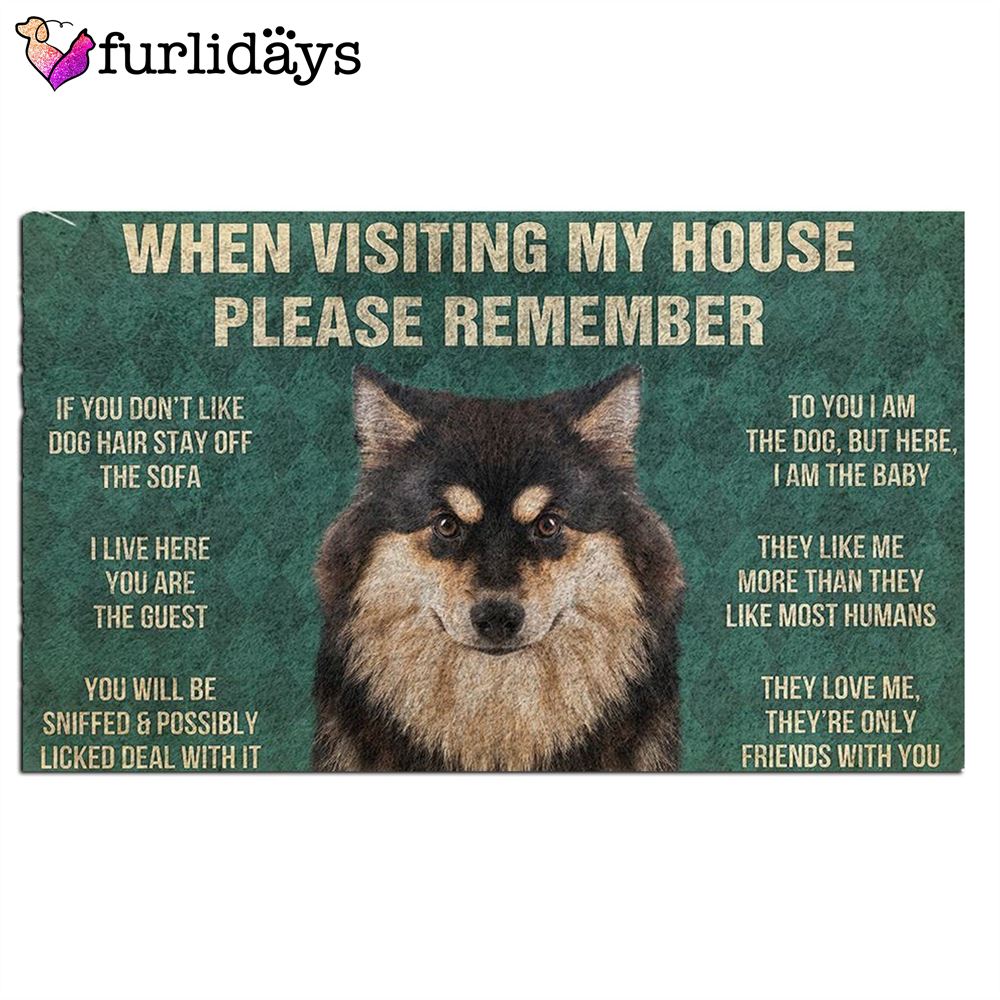 Finnish Lapphund s Rules Doormat Funny Doormat Christmas Holiday Gift 2 Finnish Lapphund s Rules Doormat Funny Doormat Christmas Holiday Gift 2
