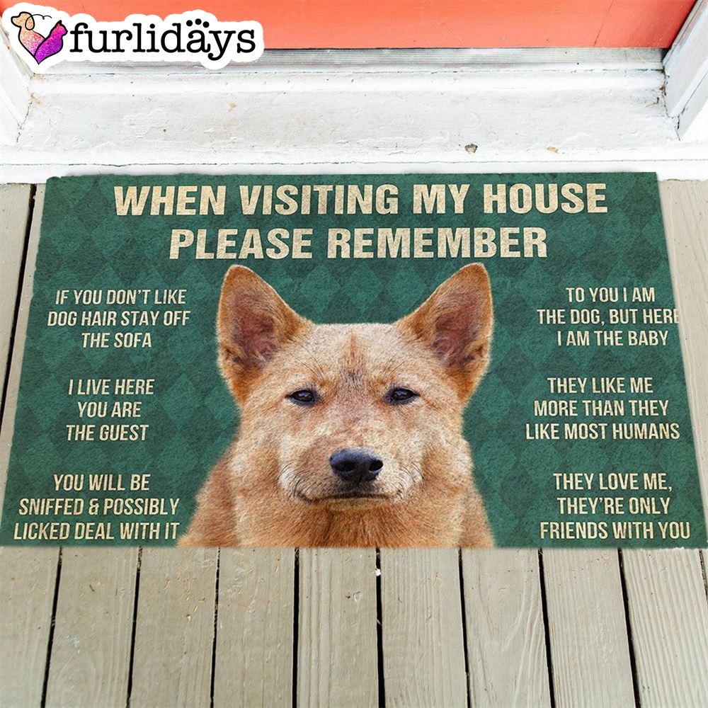 Finnish Spitz s Rules Doormat Funny Doormat Christmas Holiday Gift 1 Finnish Spitz s Rules Doormat Funny Doormat Christmas Holiday Gift 1