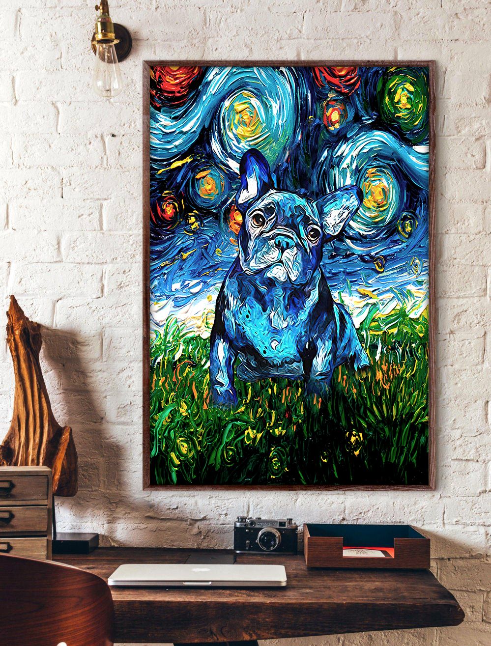 French Bulldog Poster Matte Canvas Dog Canvas Art Poster To Print Gift For Dog Lovers 2 French Bulldog Poster Matte Canvas Dog Canvas Art Poster To Print Gift For Dog Lovers 2