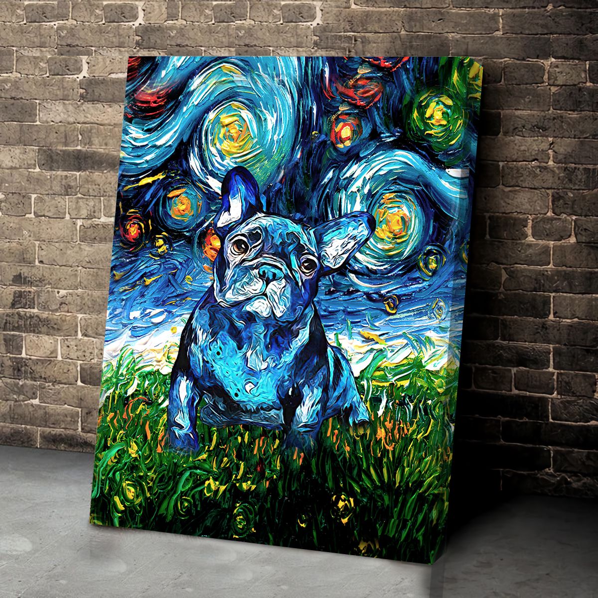 French Bulldog Poster Matte Canvas Dog Canvas Art Poster To Print Gift For Dog Lovers 3 French Bulldog Poster Matte Canvas Dog Canvas Art Poster To Print Gift For Dog Lovers 3