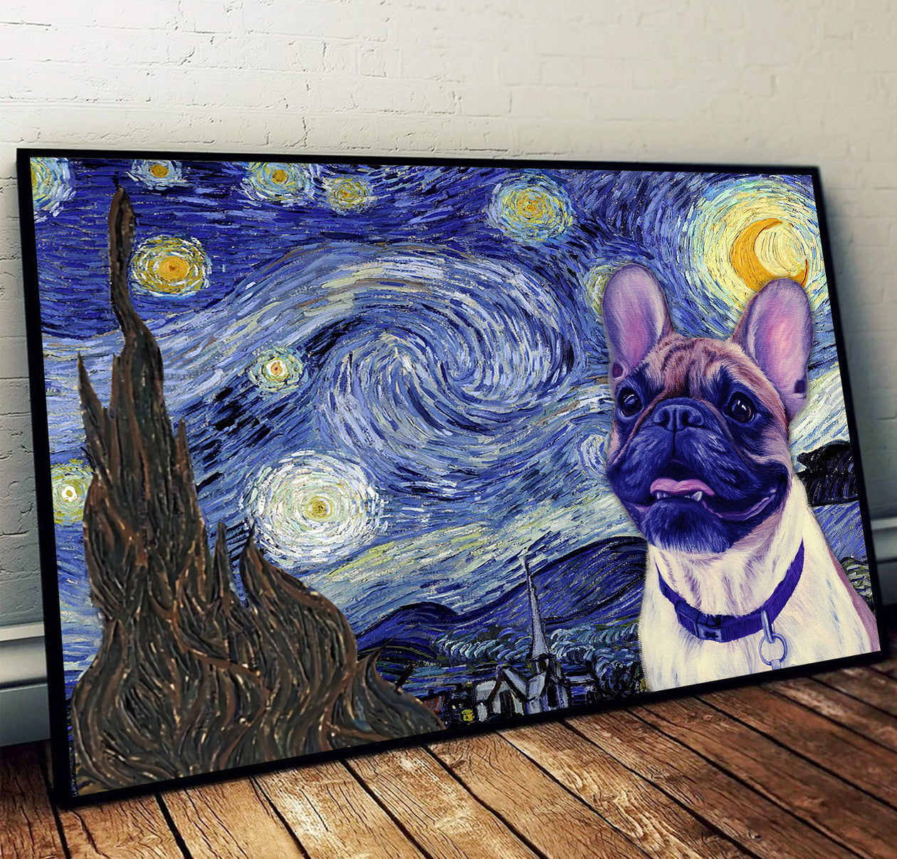 French Bulldog Poster Matte Canvas Dog Wall Art Prints Painting On Canvas 1 French Bulldog Poster Matte Canvas Dog Wall Art Prints Painting On Canvas 1