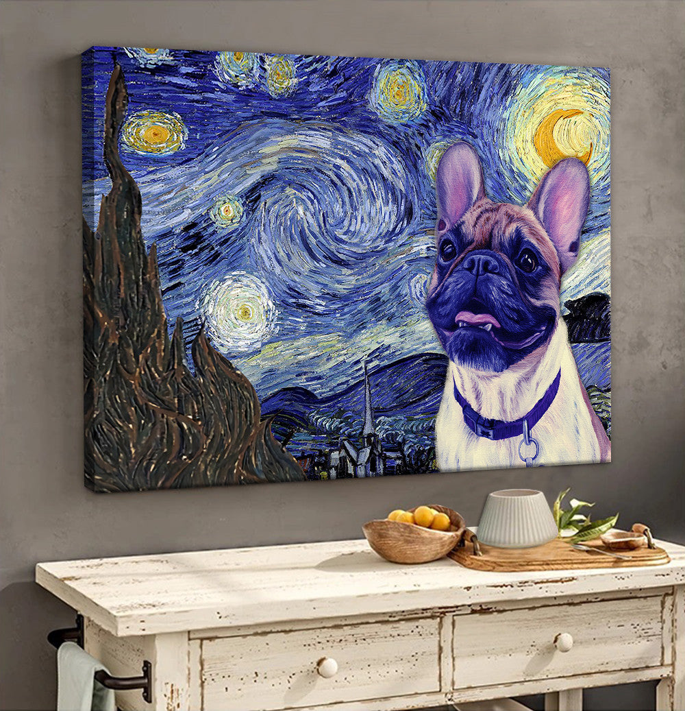 French Bulldog Poster Matte Canvas Dog Wall Art Prints Painting On Canvas 2 French Bulldog Poster Matte Canvas Dog Wall Art Prints Painting On Canvas 2