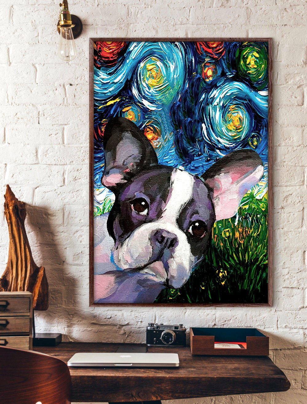 French Bulldog Poster Matte Canvas Poster To Print Gift For Dog Lovers 4 French Bulldog Poster Matte Canvas Poster To Print Gift For Dog Lovers 4
