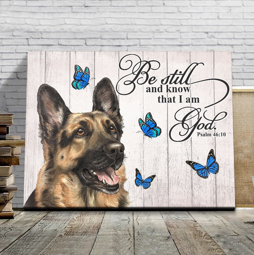German Shepherd Matte Canvas Dog Wall Art Prints Canvas Wall Art Decor 5