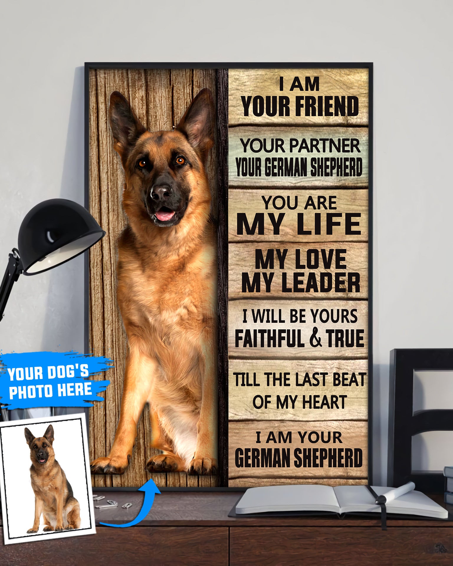 German Shepherd Personalized Poster Canvas Dog Canvas Wall Art Dog Lovers Gifts For Him Or Her 3 German Shepherd Personalized Poster Canvas Dog Canvas Wall Art Dog Lovers Gifts For Him Or Her 3