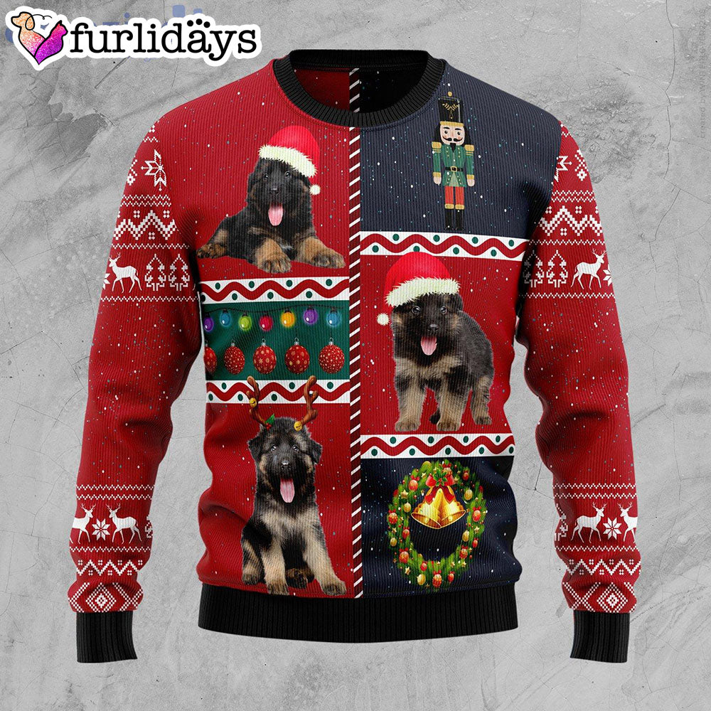 German Shepherd Vintage Dog Lover Red Ugly Christmas Sweater Gifts For Dog Lovers 1 German Shepherd Vintage Dog Lover Red Ugly Christmas Sweater Gifts For Dog Lovers 1