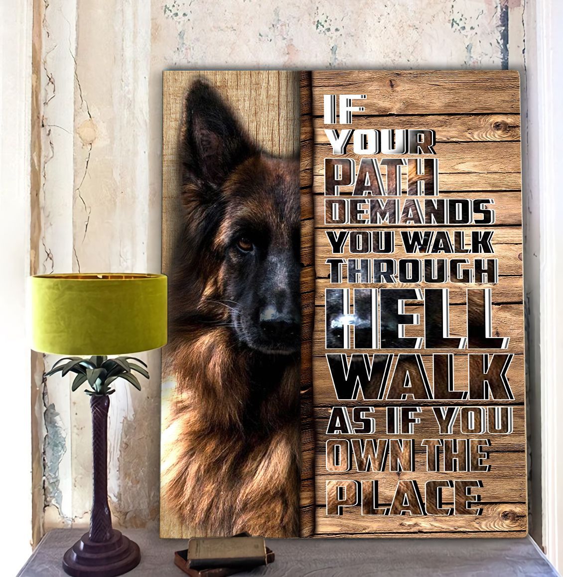 German Shepherd Walk As If You Own The Place Matte Canvas Dog Canvas Wall Art Gift For Dog Lovers 2 German Shepherd Walk As If You Own The Place Matte Canvas Dog Canvas Wall Art Gift For Dog Lovers 2