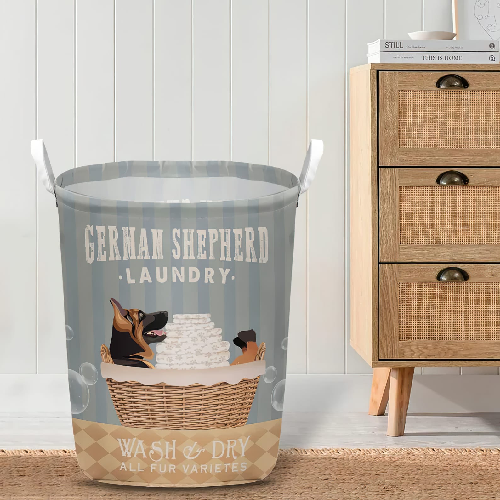 German Shepherd Wash And Dry Laundry Basket Dog Laundry Basket Christmas Gift For Her Home Decor 4 German Shepherd Wash And Dry Laundry Basket Dog Laundry Basket Christmas Gift For Her Home Decor 4