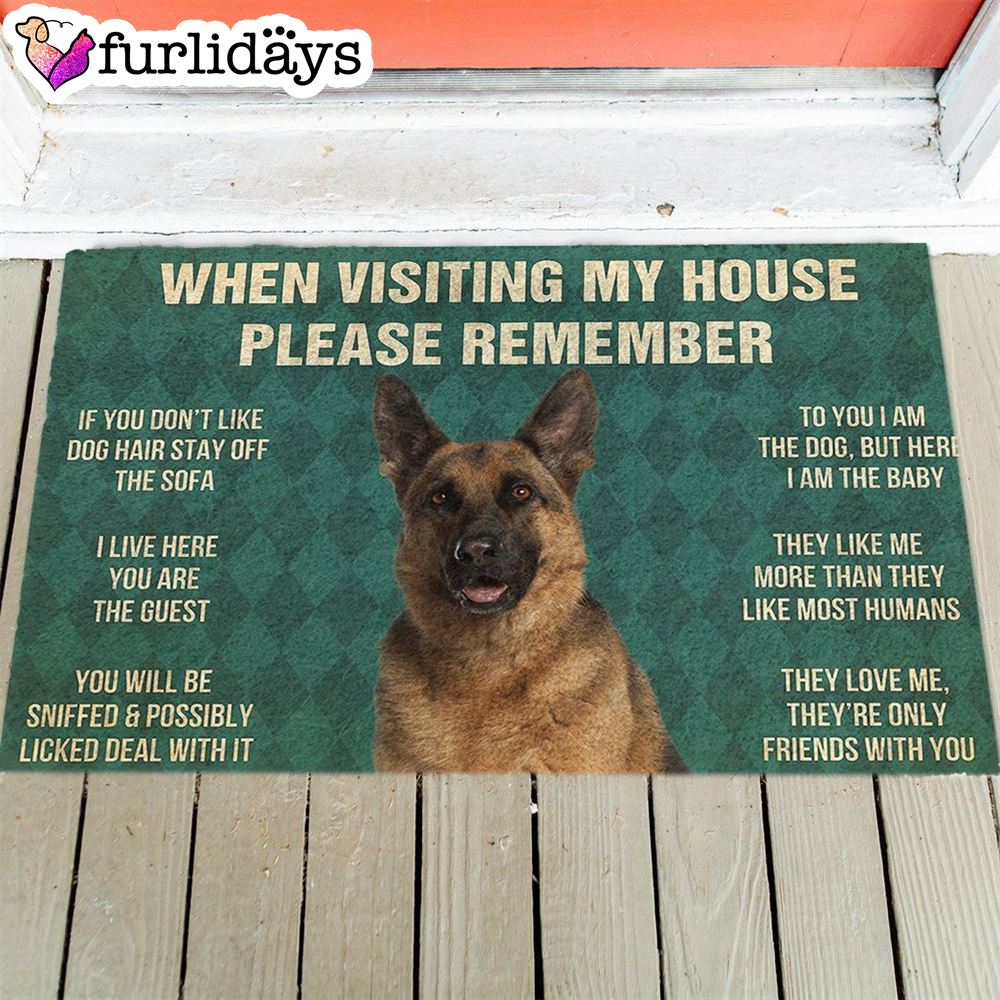 German Shepherd s Rules Doormat Funny Doormat Christmas Holiday Gift 1 German Shepherd s Rules Doormat Funny Doormat Christmas Holiday Gift 1