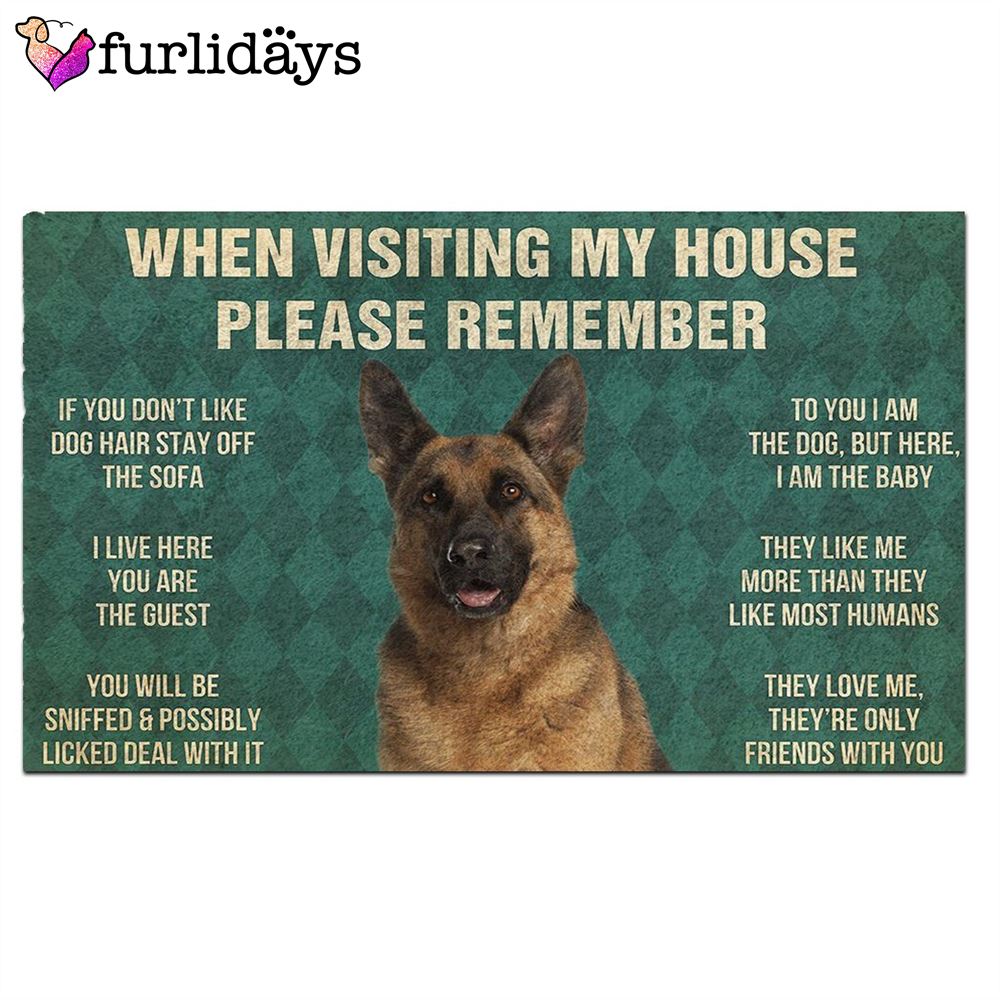 German Shepherd s Rules Doormat Funny Doormat Christmas Holiday Gift 2 German Shepherd s Rules Doormat Funny Doormat Christmas Holiday Gift 2