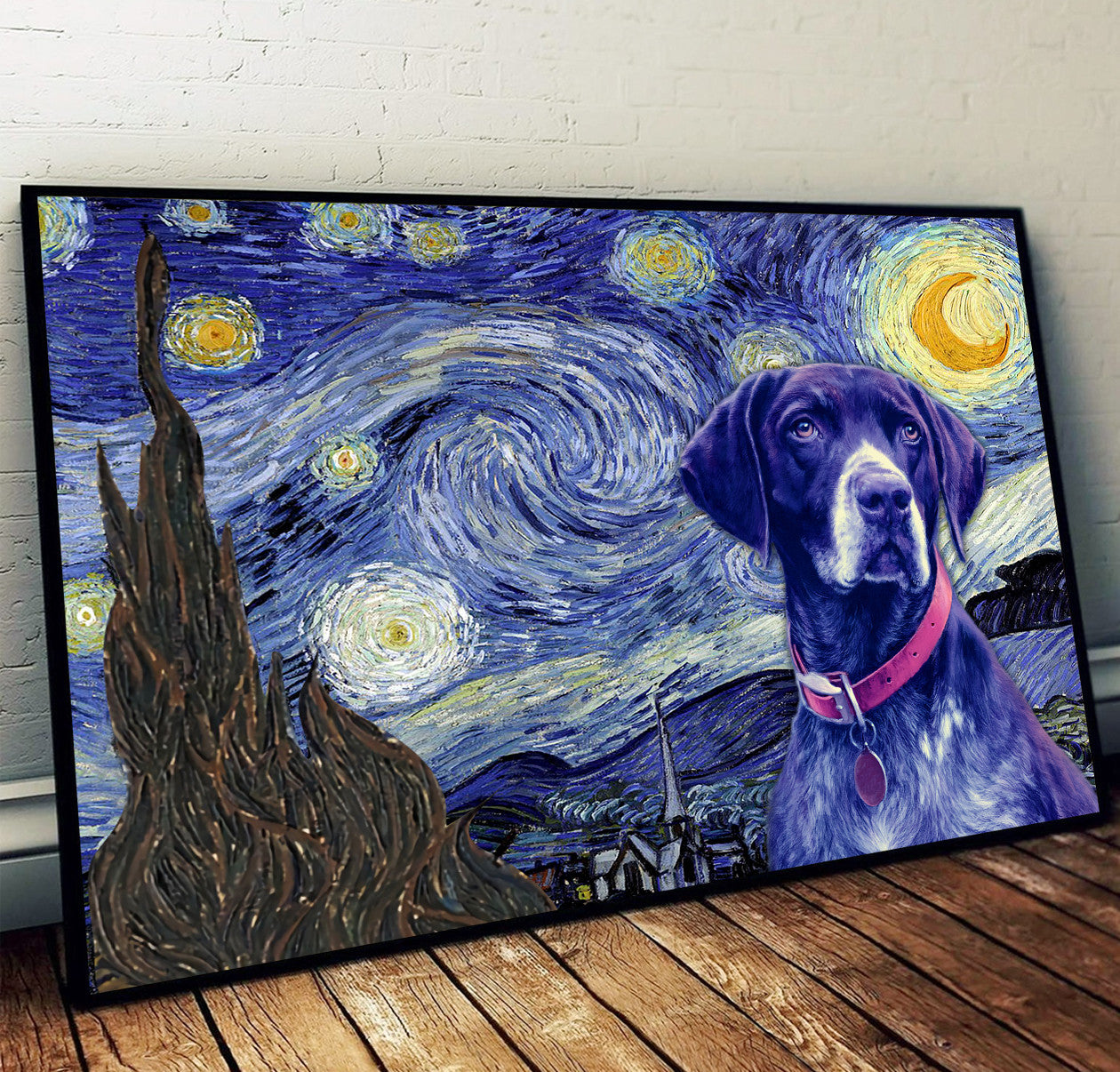 German Shorthaired Pointer Poster Matte Canvas Dog Wall Art Prints Painting On Canvas 1 German Shorthaired Pointer Poster Matte Canvas Dog Wall Art Prints Painting On Canvas 1