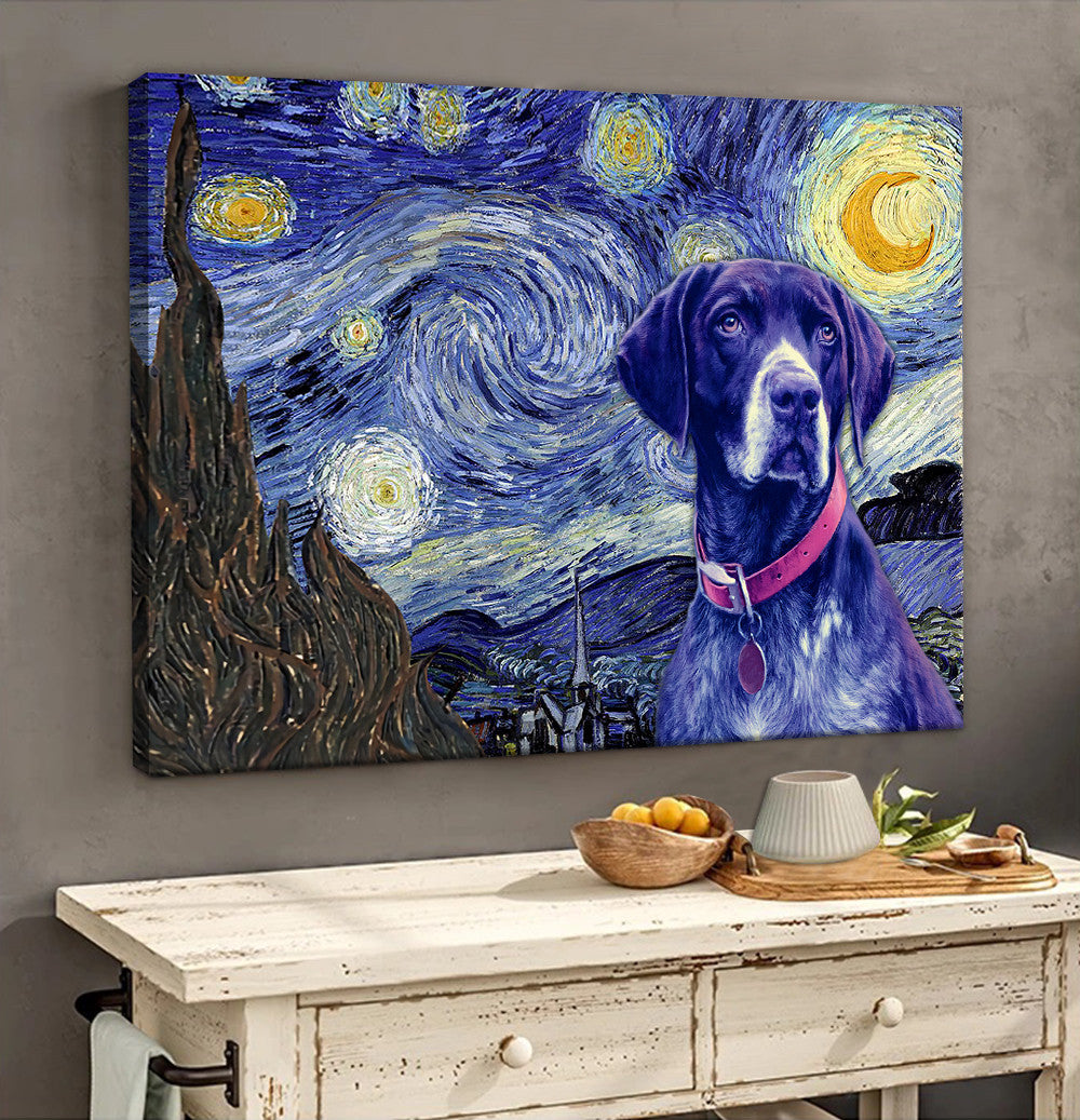 German Shorthaired Pointer Poster Matte Canvas Dog Wall Art Prints Painting On Canvas 2 German Shorthaired Pointer Poster Matte Canvas Dog Wall Art Prints Painting On Canvas 2