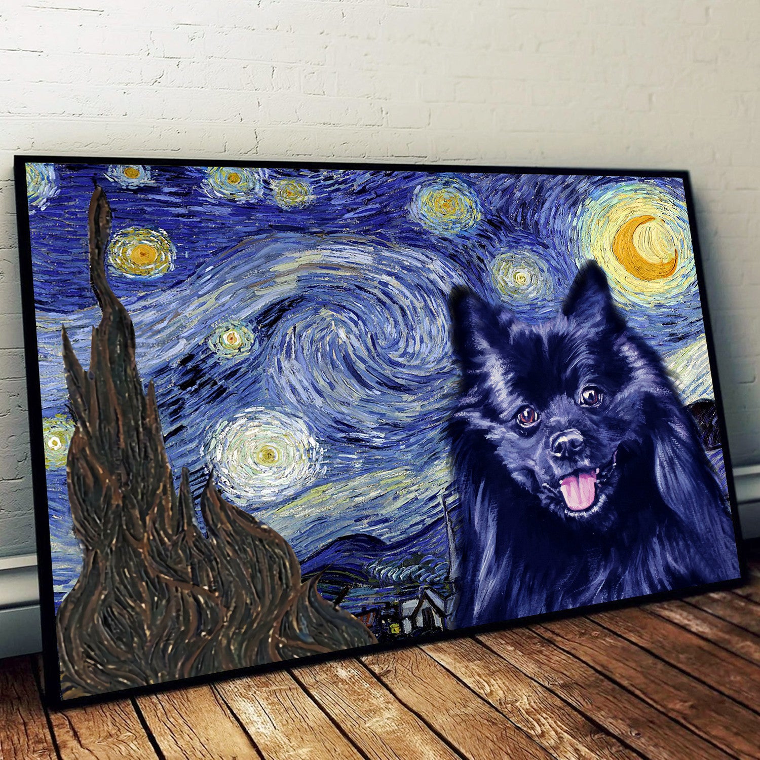 German Spitz Poster Matte Canvas Dog Wall Art Prints Canvas Wall Art Decor 1