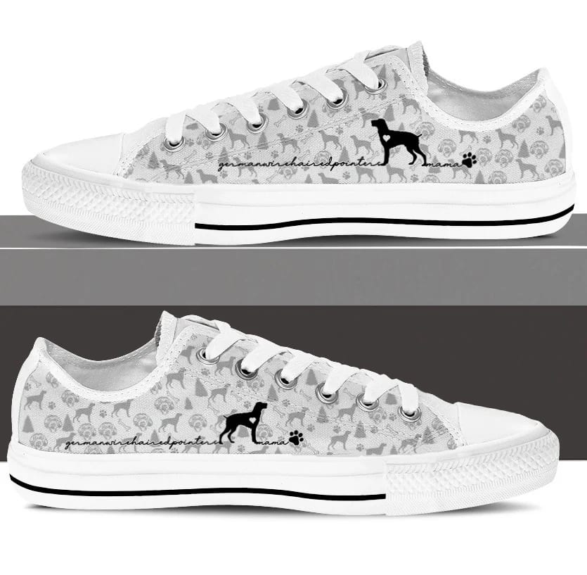 German Wirehaired Pointer Low Top Shoes Sneaker For Dog Walking Dog Lovers Gifts for Him or Her 3 German Wirehaired Pointer Low Top Shoes Sneaker For Dog Walking Dog Lovers Gifts for Him or Her 3