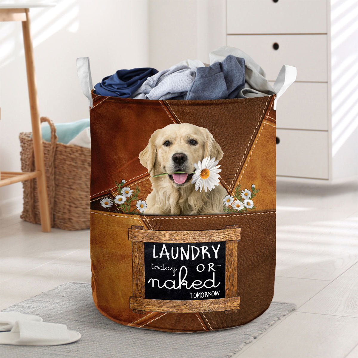 Golden Retriever Laundry Today Or Naked Tomorrow Daisy Laundry Basket Dog Laundry Basket Christmas Gift For Her 1 Golden Retriever Laundry Today Or Naked Tomorrow Daisy Laundry Basket Dog Laundry Basket Christmas Gift For Her 1