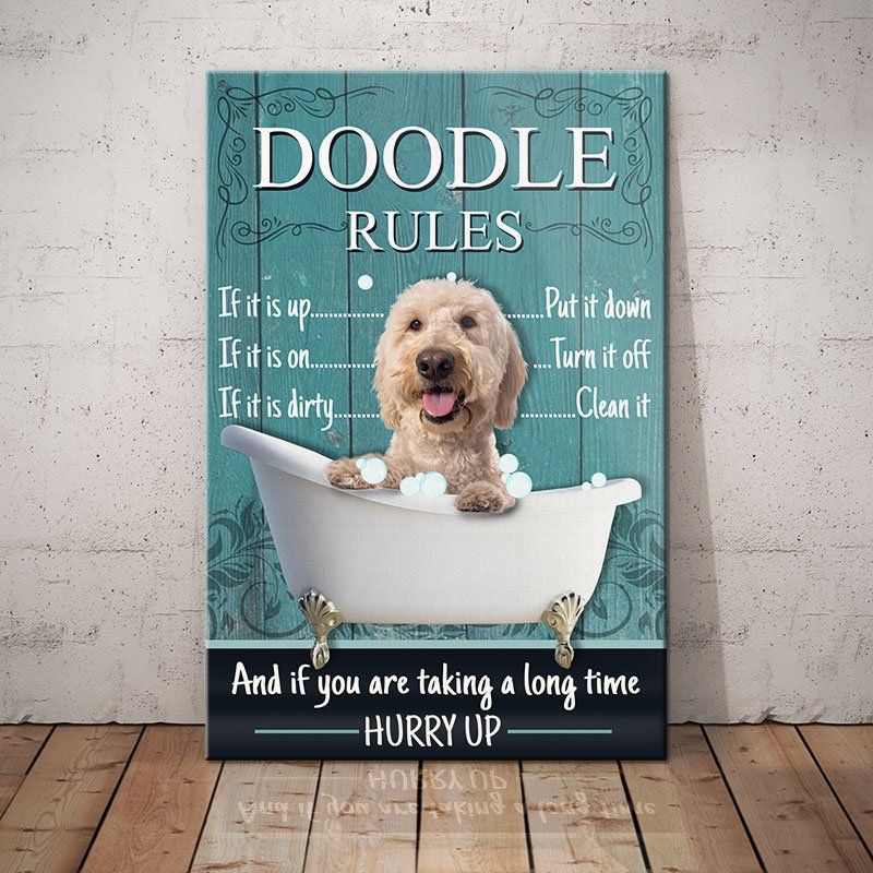 Goldendoodle Rules Poster Matte Canvas Dog Canvas Art Poster To Print Gift For Dog Lovers 2 Goldendoodle Rules Poster Matte Canvas Dog Canvas Art Poster To Print Gift For Dog Lovers 2
