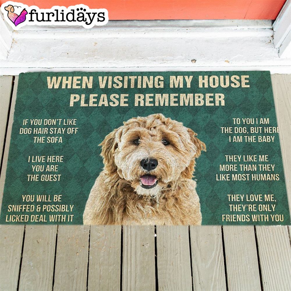 Goldendoodle s Rules Doormat Funny Doormat Gift For Dog Lovers 1 Goldendoodle s Rules Doormat Funny Doormat Gift For Dog Lovers 1