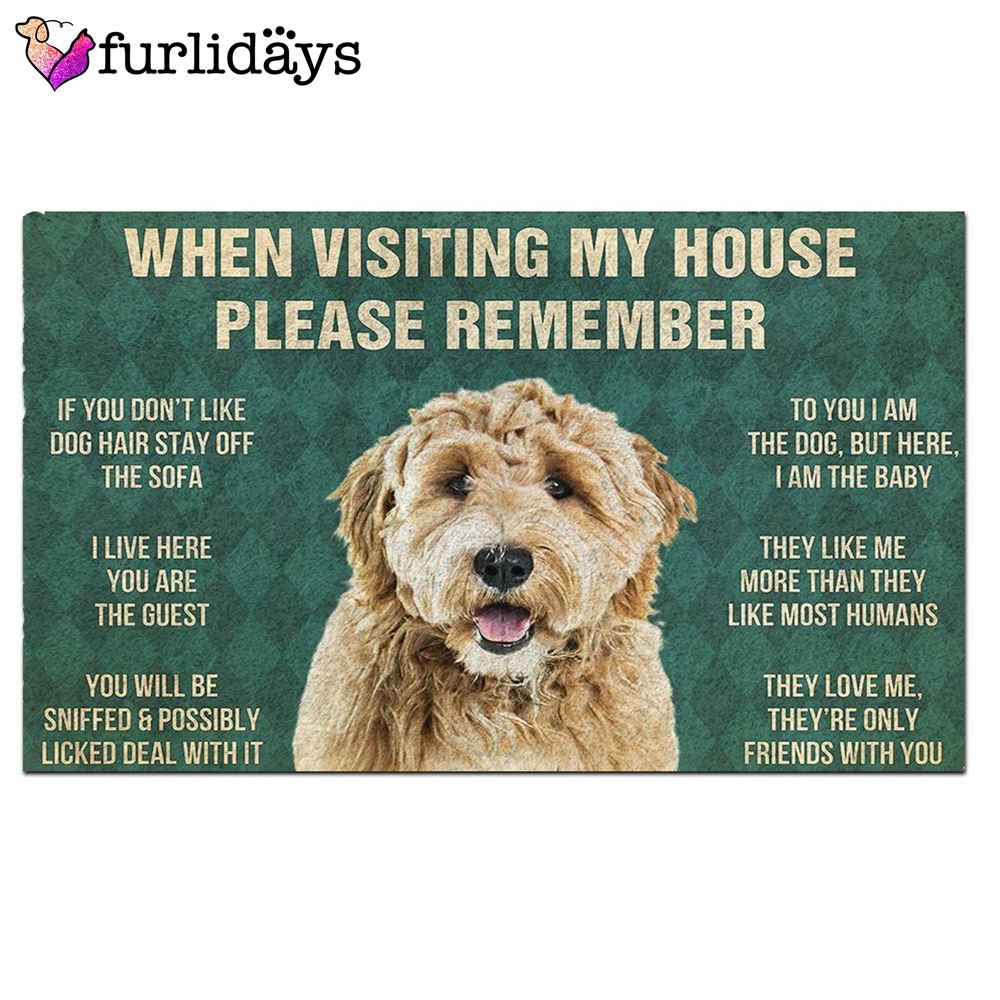 Goldendoodle s Rules Doormat Funny Doormat Gift For Dog Lovers 2 Goldendoodle s Rules Doormat Funny Doormat Gift For Dog Lovers 2