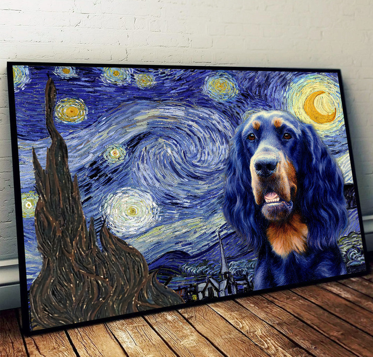 Gordon Setter Poster Matte Canvas Dog Wall Art Prints Painting On Canvas 1 Gordon Setter Poster Matte Canvas Dog Wall Art Prints Painting On Canvas 1