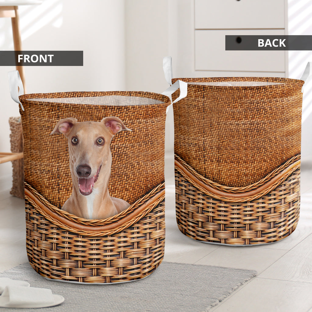 Greyhound Rattan Texture Laundry Basket Dog Laundry Basket Christmas Gift For Her Home Decor 1 Greyhound Rattan Texture Laundry Basket Dog Laundry Basket Christmas Gift For Her Home Decor 1