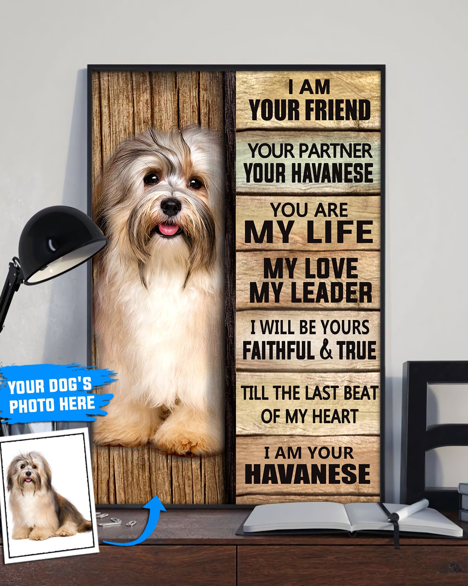 Havanese Personalized Poster Canvas Dog Canvas Wall Art Dog Lovers Gifts For Him Or Her 3