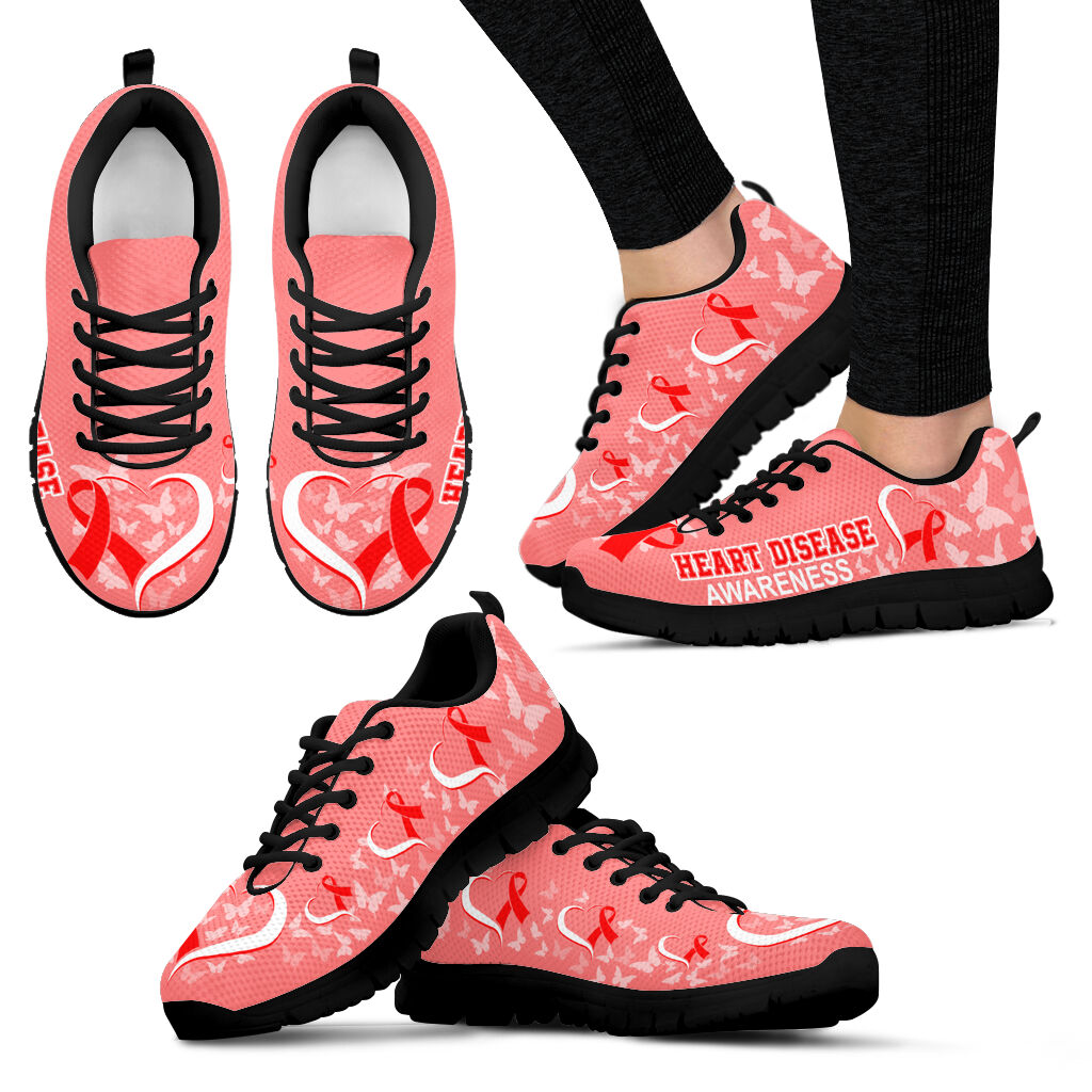 Heart Disease Awareness Shoes Heart Ribbon Sneaker Walking Shoes Best Shoes For Men And Women Cancer Awareness Shoes 1 Heart Disease Awareness Shoes Heart Ribbon Sneaker Walking Shoes Best Shoes For Men And Women Cancer Awareness Shoes 1