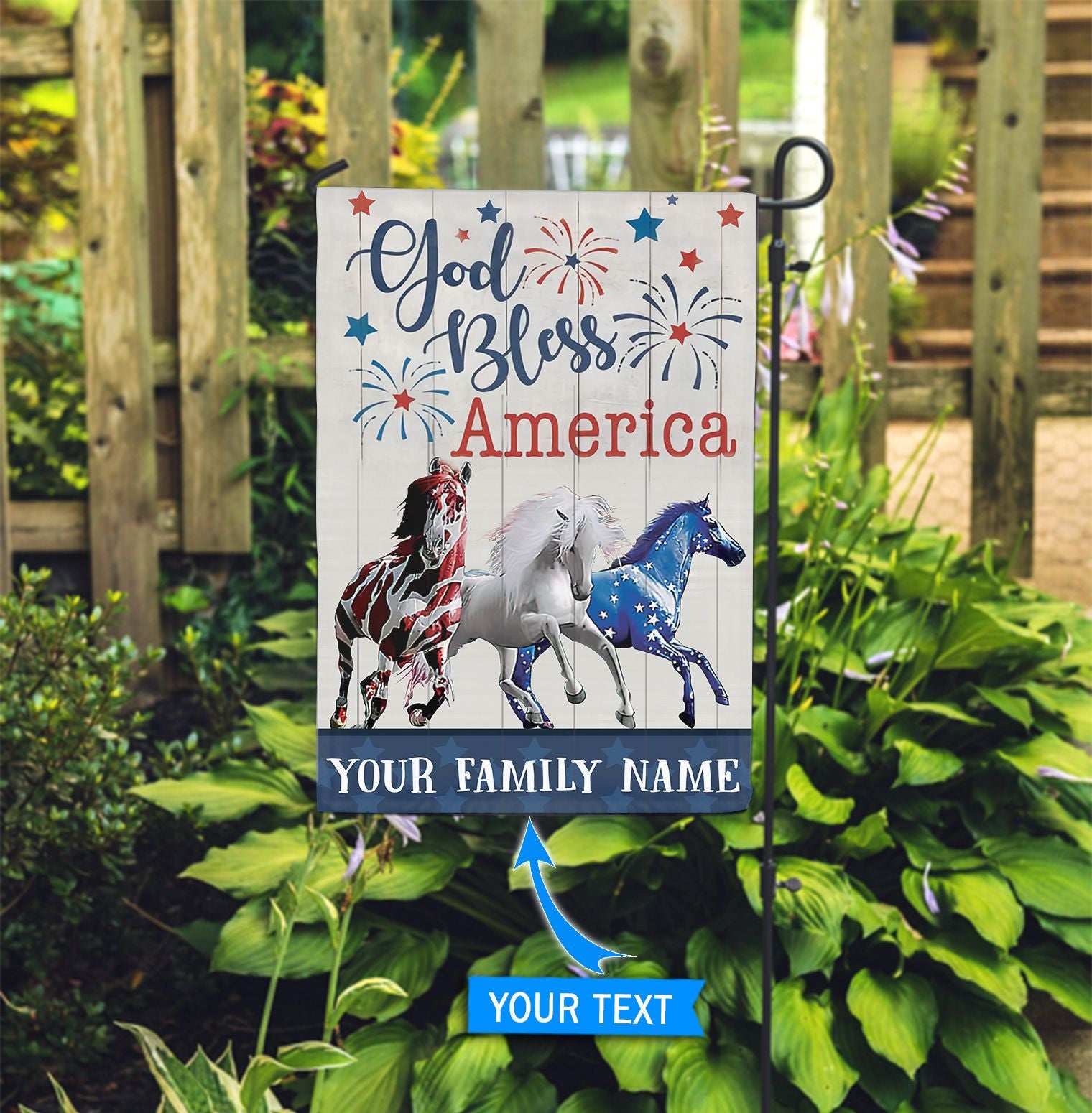 Horse Firework Blue Personalized Flag Flags For The Garden Outdoor Decoration 3 Horse Firework Blue Personalized Flag Flags For The Garden Outdoor Decoration 3