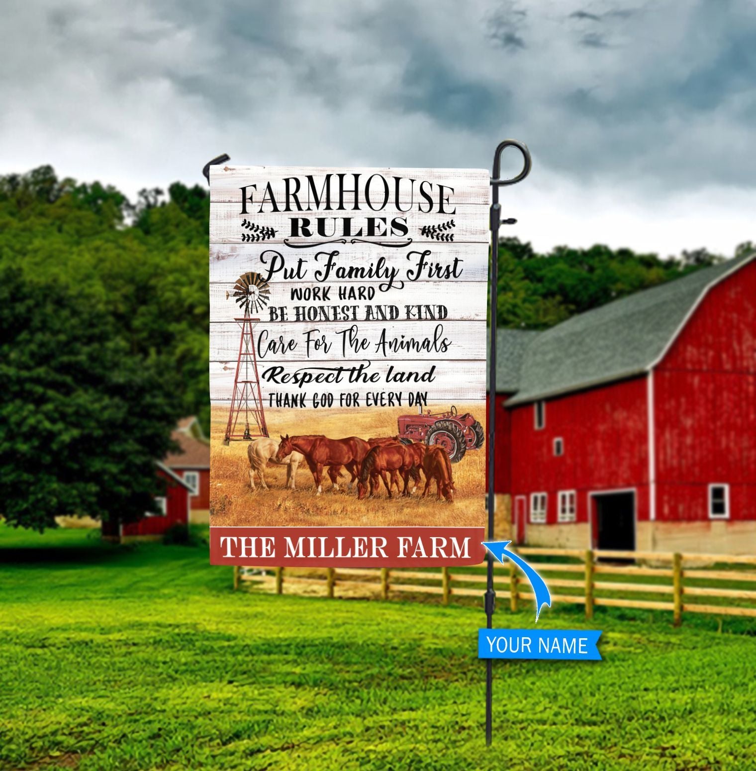 Horses Farmhouse Personalized Garden Flag Flags For The Garden Outdoor Decoration 1 Horses Farmhouse Personalized Garden Flag Flags For The Garden Outdoor Decoration 1