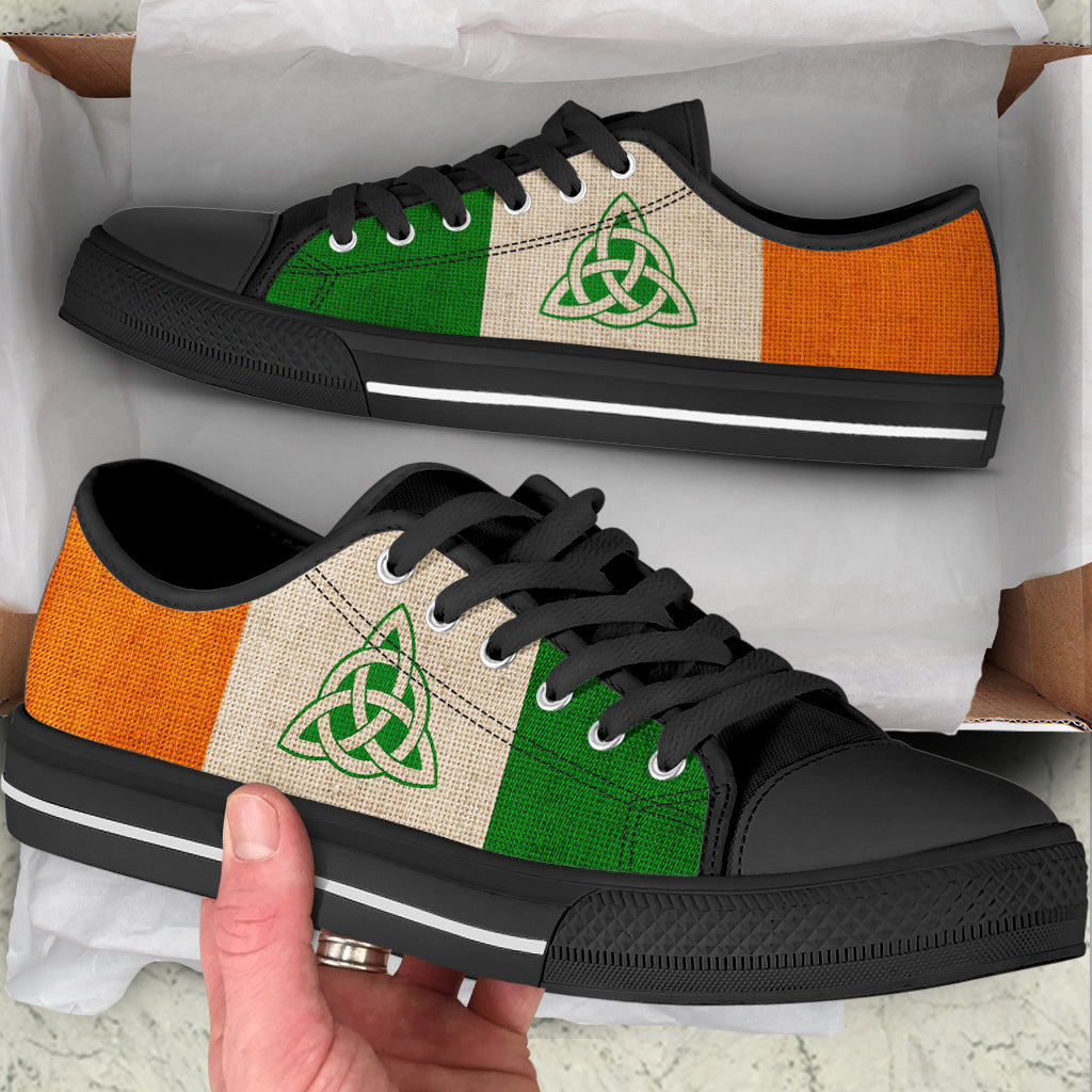 Irish Celtic Protection Ireland Flag Low Top Shoes Canvas Print Lowtop Casual Shoes Gift For Adults St. Patrick s Day Malalan 2 Irish Celtic Protection Ireland Flag Low Top Shoes Canvas Print Lowtop Casual Shoes Gift For Adults St. Patrick s Day Malalan 2