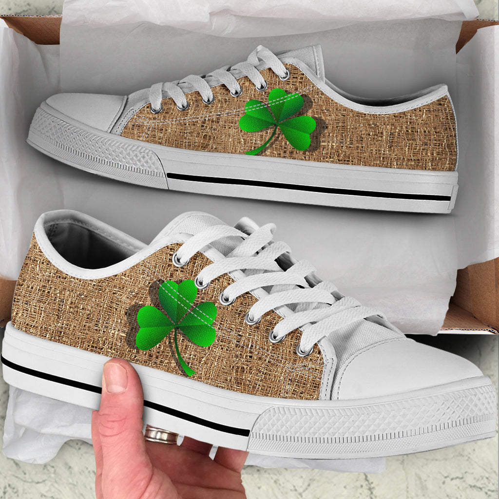 Irish Shamrock On Organic Weave Low Top Black Shoes Canvas Print Lowtop Casual Shoes Irish Gift St.Patrick s Day 1 Irish Shamrock On Organic Weave Low Top Black Shoes Canvas Print Lowtop Casual Shoes Irish Gift St.Patrick s Day 1