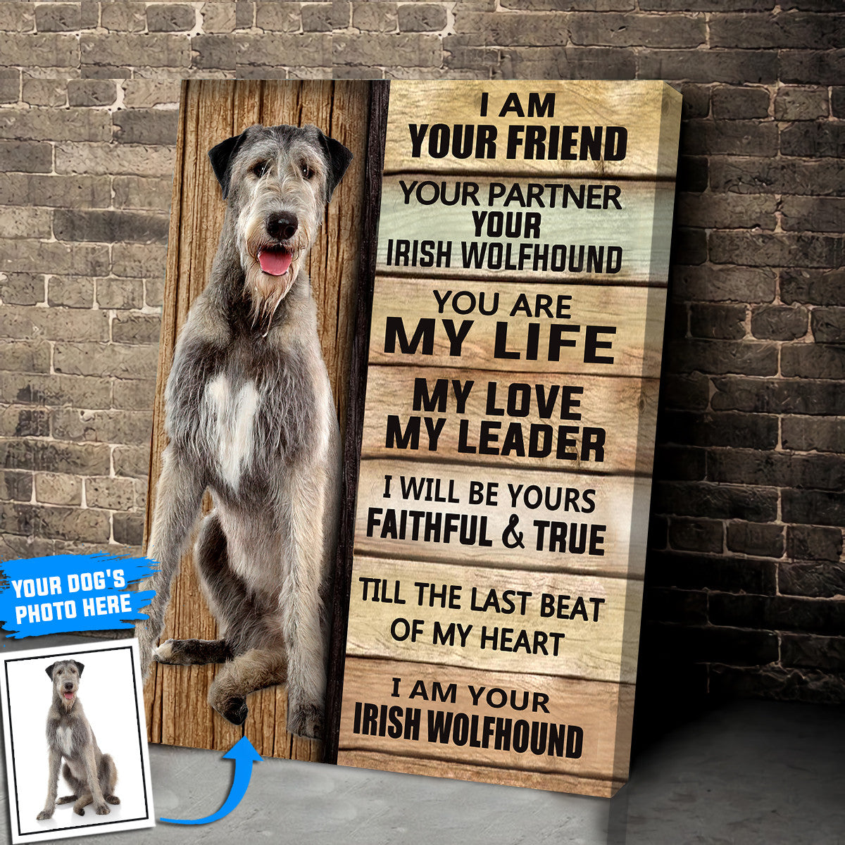 Irish Wolfhound Personalized Poster Canvas Dog Canvas Wall Art Best Gift For Dog Lovers 4 Irish Wolfhound Personalized Poster Canvas Dog Canvas Wall Art Best Gift For Dog Lovers 4