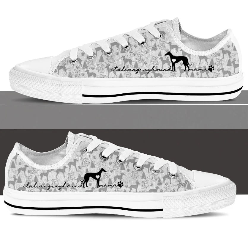 Italian Greyhound Low Top Shoes Sneaker For Dog Walking Dog Lovers Gifts for Him or Her 3