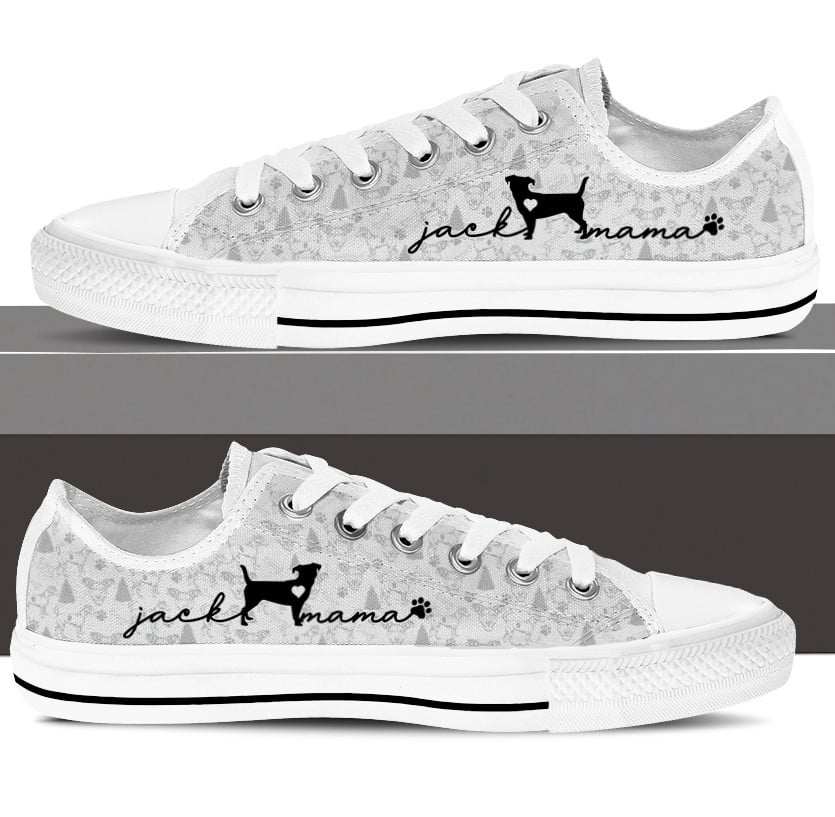 Jack Russell Terrier Low Top Shoes Sneaker For Dog Walking Christmas Holiday Gift For Dog Lovers 3