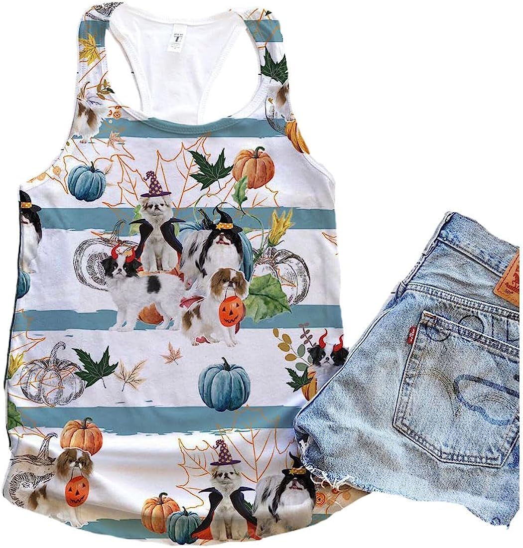 Japanese Chin Dog Halloween Pumpkin Retro Tank Top Summer Casual Tank Tops For Women Gift For Young Adults 1 ct7xoh Japanese Chin Dog Halloween Pumpkin Retro Tank Top Summer Casual Tank Tops For Women Gift For Young Adults 1 ct7xoh