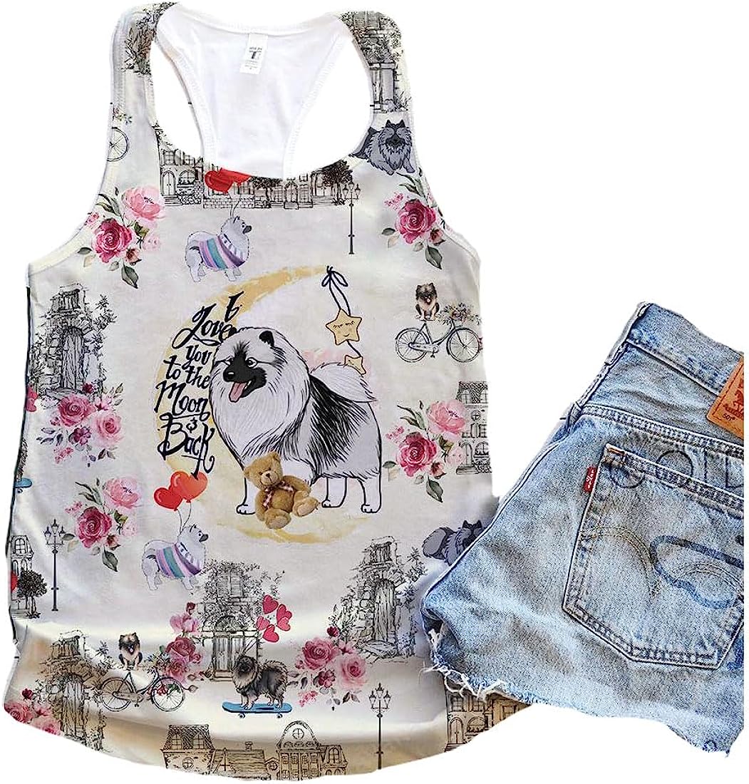 Keeshond Dog City Mix Moon Tank Top Summer Casual Tank Tops For Women Gift For Young Adults 1 phnddv Keeshond Dog City Mix Moon Tank Top Summer Casual Tank Tops For Women Gift For Young Adults 1 phnddv
