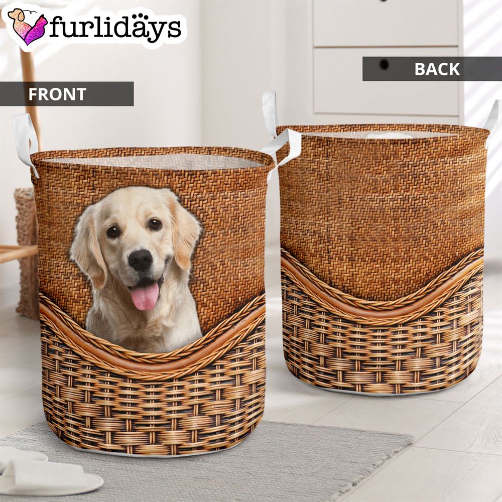 Labrador Rattan Texture Laundry Basket Christmas Gift Storage Basket Dog Memorial Gift 1 Labrador Rattan Texture Laundry Basket Christmas Gift Storage Basket Dog Memorial Gift 1